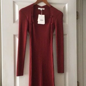 Simple retro sweater dress.